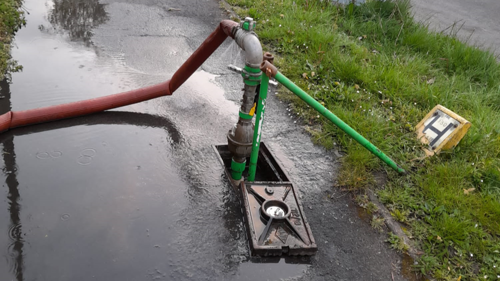 Illegally taking water