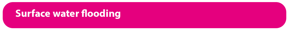 header of surface water flooding