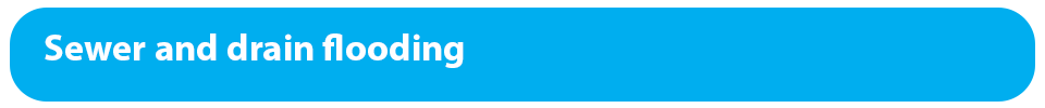 header image of sewer and drain flooding